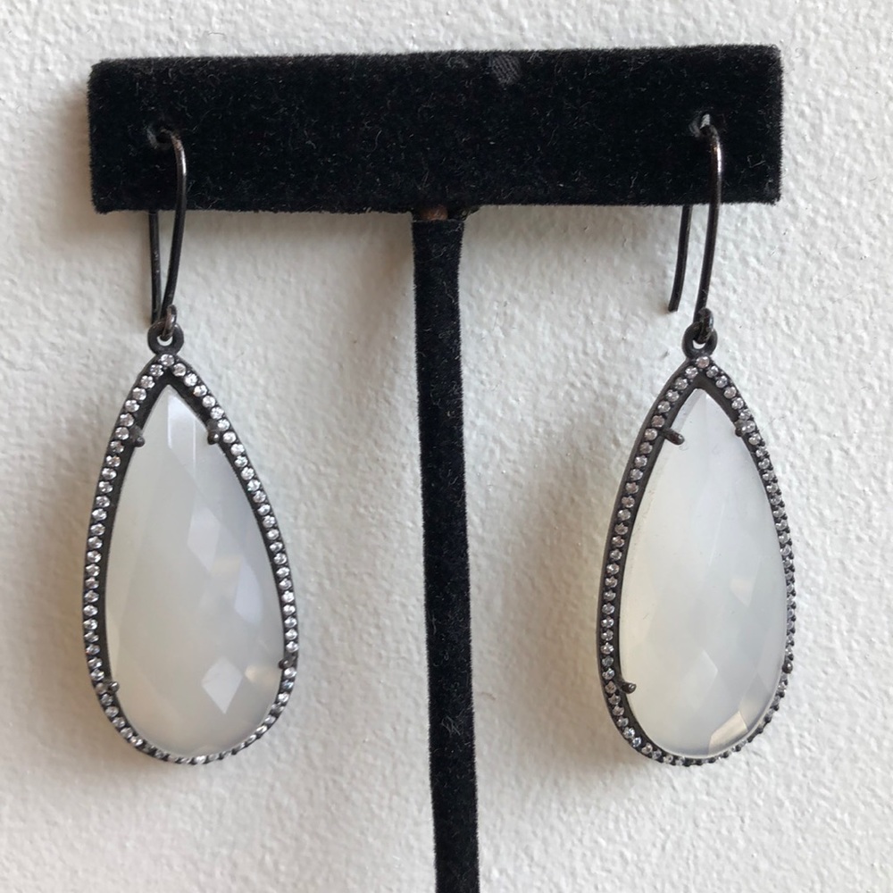 Clear Quartz Precious Stone Earring